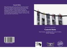 Copertina di Ganesh Babu