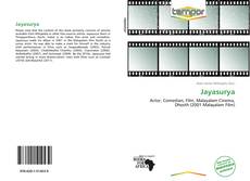 Capa do livro de Jayasurya 