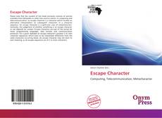 Copertina di Escape Character