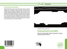 Bookcover of Environment Variable
