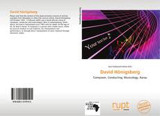Buchcover von David Hönigsberg