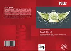 Bookcover of Sarah Horick