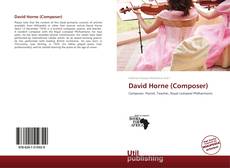 Buchcover von David Horne (Composer)