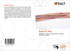 Bookcover of Balan K. Nair