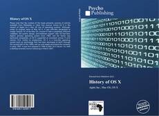 Bookcover of History of OS X