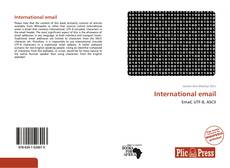 Bookcover of International email