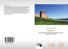 Buchcover von Sayansk
