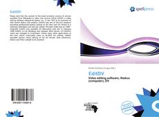 Bookcover of EditDV