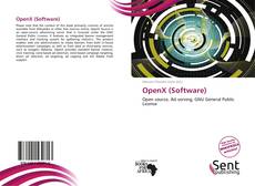 Portada del libro de OpenX (Software)
