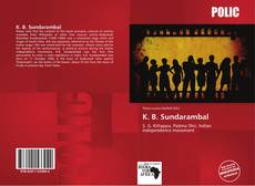 Portada del libro de K. B. Sundarambal