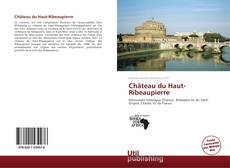 Buchcover von Château du Haut-Ribeaupierre
