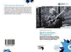 Buchcover von Bent Lorentzen (Composer)