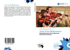 Buchcover von Jean-Yves Malmasson