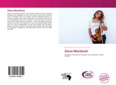 Steve Martland kitap kapağı