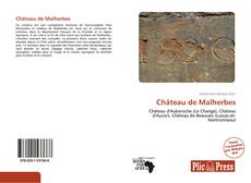 Capa do livro de Château de Malherbes 