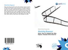 Bookcover of Akshita Kapoor