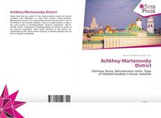 Achkhoy-Martanovsky District kitap kapağı