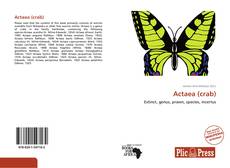 Actaea (crab) kitap kapağı