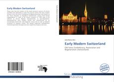 Buchcover von Early Modern Switzerland