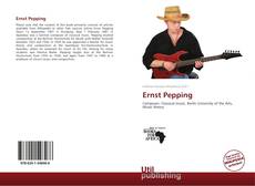 Ernst Pepping kitap kapağı