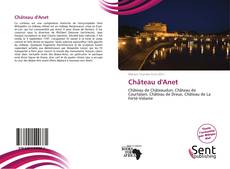 Capa do livro de Château d'Anet 