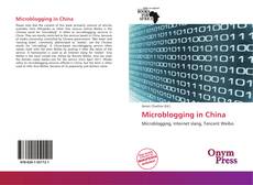 Capa do livro de Microblogging in China 
