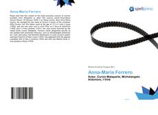 Capa do livro de Anna-Maria Ferrero 