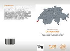 Buchcover von Champtauroz