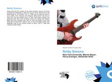 Bookcover of Netty Simons