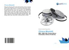 Capa do livro de Chiara Mastalli 