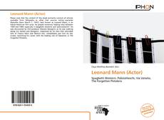 Leonard Mann (Actor)的封面