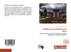 Château de Vallerois-le-Bois kitap kapağı