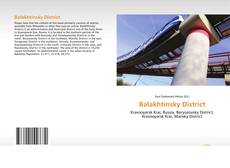 Capa do livro de Balakhtinsky District 