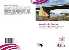 Обложка Kazachinsky District