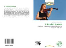 Capa do livro de Z. Randall Stroope 