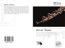 Buchcover von Adrian Thomas