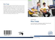 Max Trapp kitap kapağı