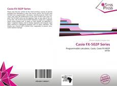 Bookcover of Casio FX-502P Series