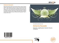 Capa do livro de Antonio Russolo 