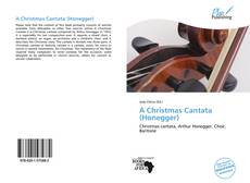 Capa do livro de A Christmas Cantata (Honegger) 