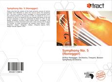 Capa do livro de Symphony No. 5 (Honegger) 