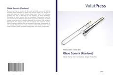 Bookcover of Oboe Sonata (Poulenc)