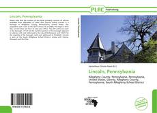 Capa do livro de Lincoln, Pennsylvania 