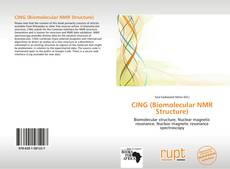 CING (Biomolecular NMR Structure) kitap kapağı