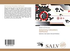 Bookcover of Astronomy Calculators (Software)