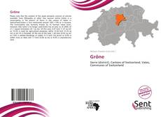 Buchcover von Grône