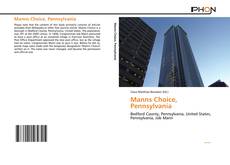 Capa do livro de Manns Choice, Pennsylvania 