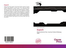 Capa do livro de Kapsch 