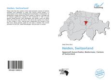 Capa do livro de Heiden, Switzerland 