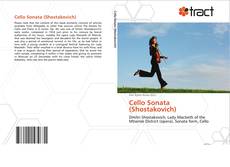 Capa do livro de Cello Sonata (Shostakovich) 